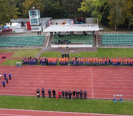 Eröffnung der Veranstaltung im Sportzentrum Cottbus mit vielen Ehrengästen
