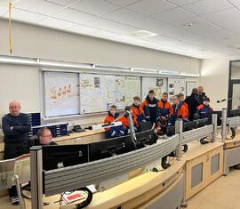 Besichtigung der Leitstelle der Werkfeuerwehr LEAG in Jänschwalde