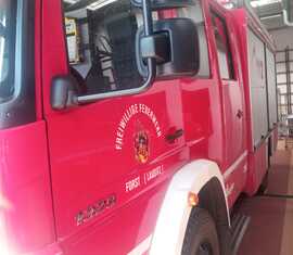 Das HLF 20/16 der Freiwilligen Feuerwehr Forst (Lausitz)