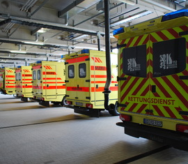 Rettungswagen für den Massenanfall verletzer Personen