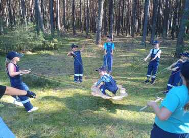 Auf dem Balancebrett