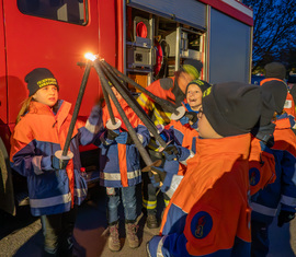 Weihnachten im Schukarton bei der Jugendfeuerwehr Krieschow