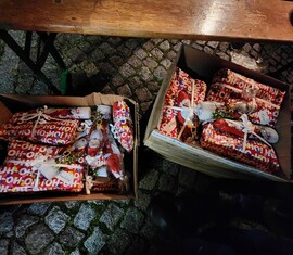 Beide verlorenen Kisten mit Geschenken wurden erfolgreich gefunden.