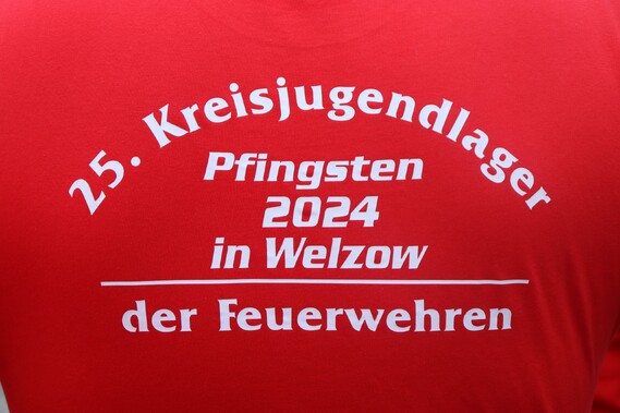 Der Aufdruck auf den Lager T-Shirts