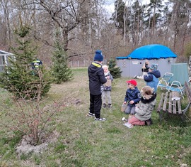 Ostereiersuche in der Hohen Bergstraße