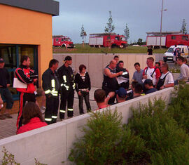 Betreuerbesprechung auf Grund der Temperaturen im freien