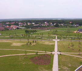 Blick vom Aussichtsturm über Haidemühl 3