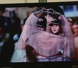 Lea und Anna mitten im Film.