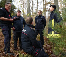 Wie kann einem Verletzten Waldspaziergänger oder Waldarbeiter mit Mitteln aus dem Wald geholfen werden