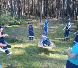 Auf dem Balancebrett