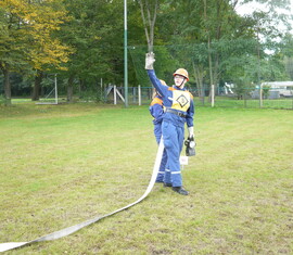 "Wasser marsch" für den Schlauchtrupp von Peitz