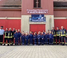 Jubiläum 25+2 der JF Werben.