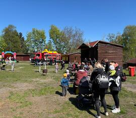 Der gut besuchte Festplatz