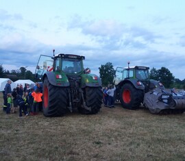 Traktorvorführung Fa. Biomassehof Wonneberger