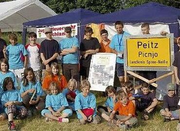 Die Teilnehmer aus Peitz und Teichland hatten ihre Zelte nebeneinander aufgestellt.