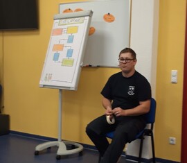 Dozent Christian Rösiger im Seminar Jugendleitercard Verlängerung