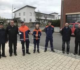 Siegerehrung der Jugendfeuerwehren.