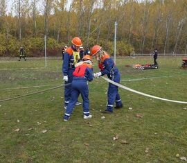 JF Lauchhammer bei der Schnelligkeitsübung