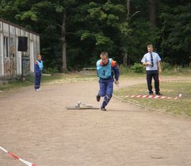 Christian Feige beim Sportlichen Teil