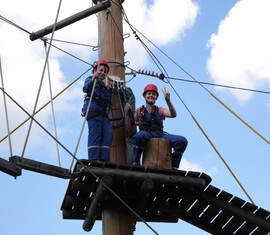 Auf Grund eines Angebotes vom Erlebnispark Teichland konnten Kinder und Betreuer Eineinhalb Stunden den gesamten Erlebnispark nutzen.