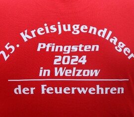 Der Aufdruck auf den Lager T-Shirts