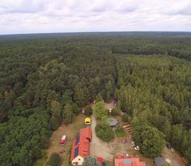 Die Waldschule am Kleinsee gelegen mitten im Wald