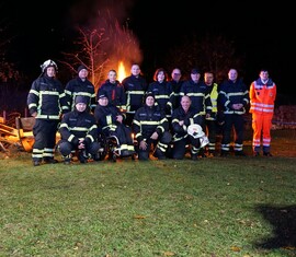 Die Ausbilder, Betreuer und Unterstützer des Berufsfeuerwehrtages in Forst (Lausitz)