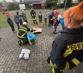 Feuer richtig erleben und lernen.