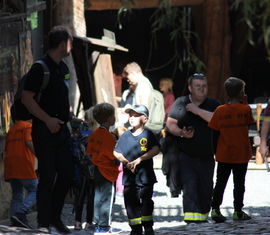 Kinderfeuerwehren des Landkreises Spree-Neiße auf der Kulturinsel Einsiedel