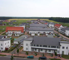 Blick vom Aussichtsturm über Haidemühl 2