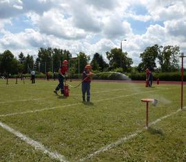 JF Forst (Lausitz) bei der Gruppenstafette.