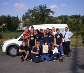 Gruppenfoto wieder zurück in Trebendorf