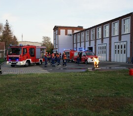 Dritter Einsatz - Zwei Kleinbrände am Katastrophenschutzzentrum des Landkreises Spree-Neiße